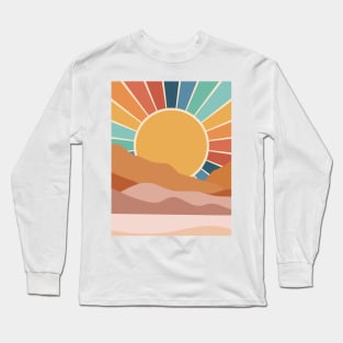 Desert Sunset Long Sleeve T-Shirt